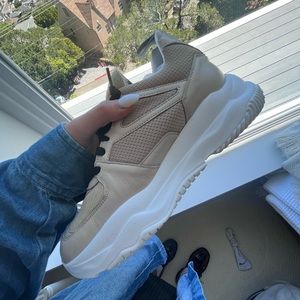 CUTEST P448 Trainers with fur details. Super cute sneakers and bought for $350